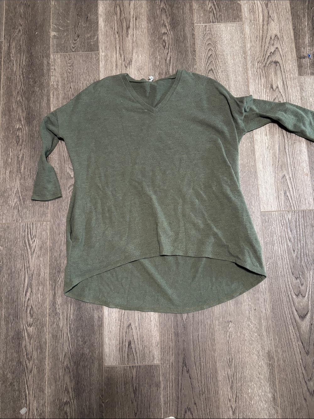 Beeson River Olive Green Knit Top